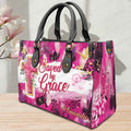 Saved by Grace Personalized Christian Handbag