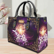 Dove and Floral Design - Personalized Christian Handbag