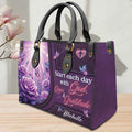 Start Each Day with God, Grace & Gratitude Personalized Christian Handbag