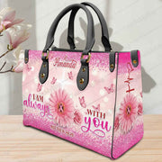 Hb127 Gods Plan Bible Verse with Floral Design Copy - Personalized Christian Handbag