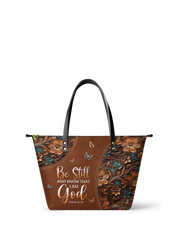 Stillness Leather Bag Single - Christian Handbag - Faith In My Bag is a brand operated by Gemini Clothing LLC