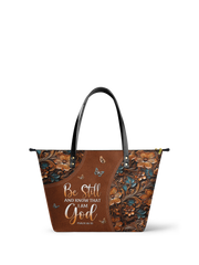 Stillness Leather Bag - Christian Handbag - Faith In My Bag is a brand operated by Gemini Clothing LLC