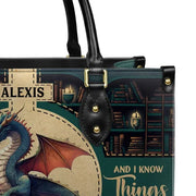 Thats What I Do I Read Books and I Know Things - Personalized Christian Handbag - Faith In My Bag is a brand operated by Gemini Clothing LLC