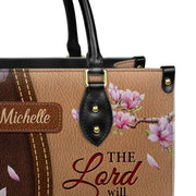 Lord Will Fight for You Exodus 14 14 Cardinal - Personalized Christian Handbag - Faith In My Bag is a brand operated by Gemini Clothing LLC