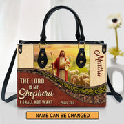 Christianart Designer Handbags, The Lord Is My Shepherd PSALM 23:1, Personalized Gifts, Gifts for Women.