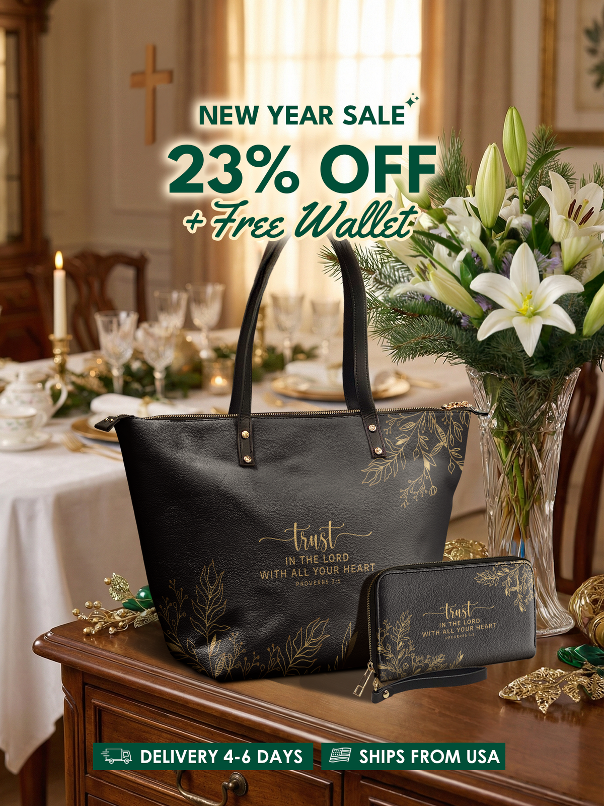 Trust Leather Bag Deal - Christian Handbag - Faith In My Bag is a brand operated by Gemini Clothing LLC