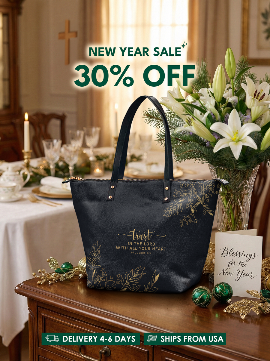 Trust Leather Bag Bogo - Christian Handbag - Faith In My Bag is a brand operated by Gemini Clothing LLC