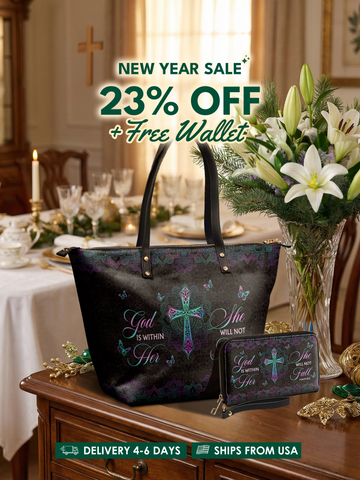 Unshaken Leather Bag Deal - Christian Handbag - Faith In My Bag is a brand operated by Gemini Clothing LLC