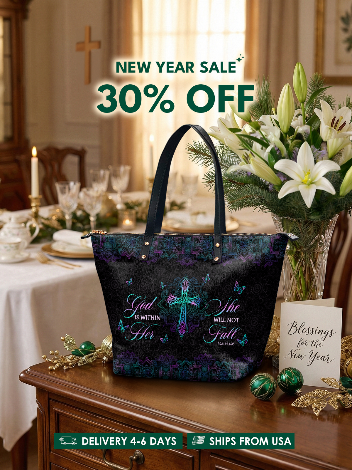 Unshaken Leather Bag Bogo - Christian Handbag - Faith In My Bag is a brand operated by Gemini Clothing LLC