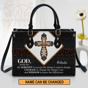 Christianart Handbag, Personalized Hand Bag, God and Cross, Personalized Gifts, Gifts for Women.