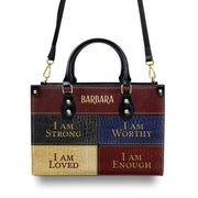 Christianartbag Handbags, I Am Enough, I Am Loved, Personalized Bags, Gifts for Women, Christmas Gift, CABLTB01290723.
