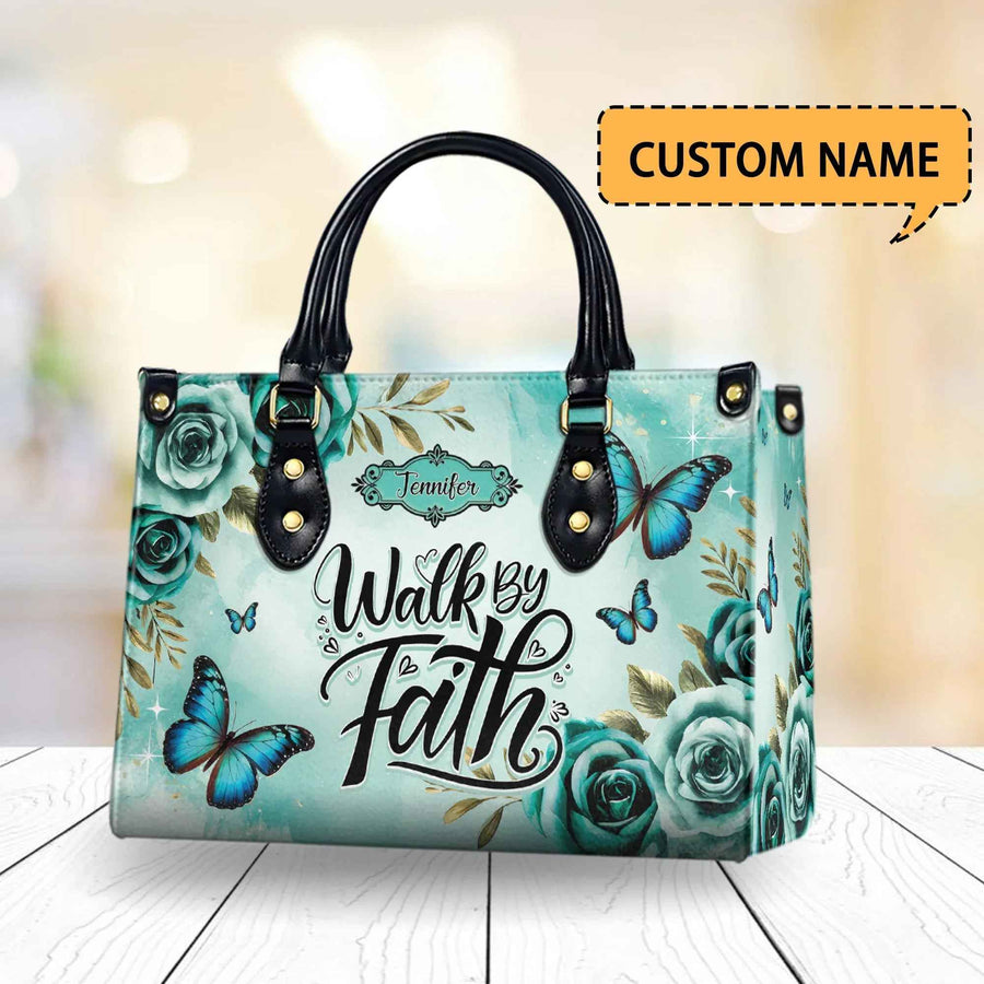 ‘Walk by ' Personalized Christian Handbag