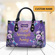 ‘The Lord is my Strength' Inspirational Personalized Christian Handbag