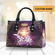 Dove and Floral Design - Personalized Christian Handbag