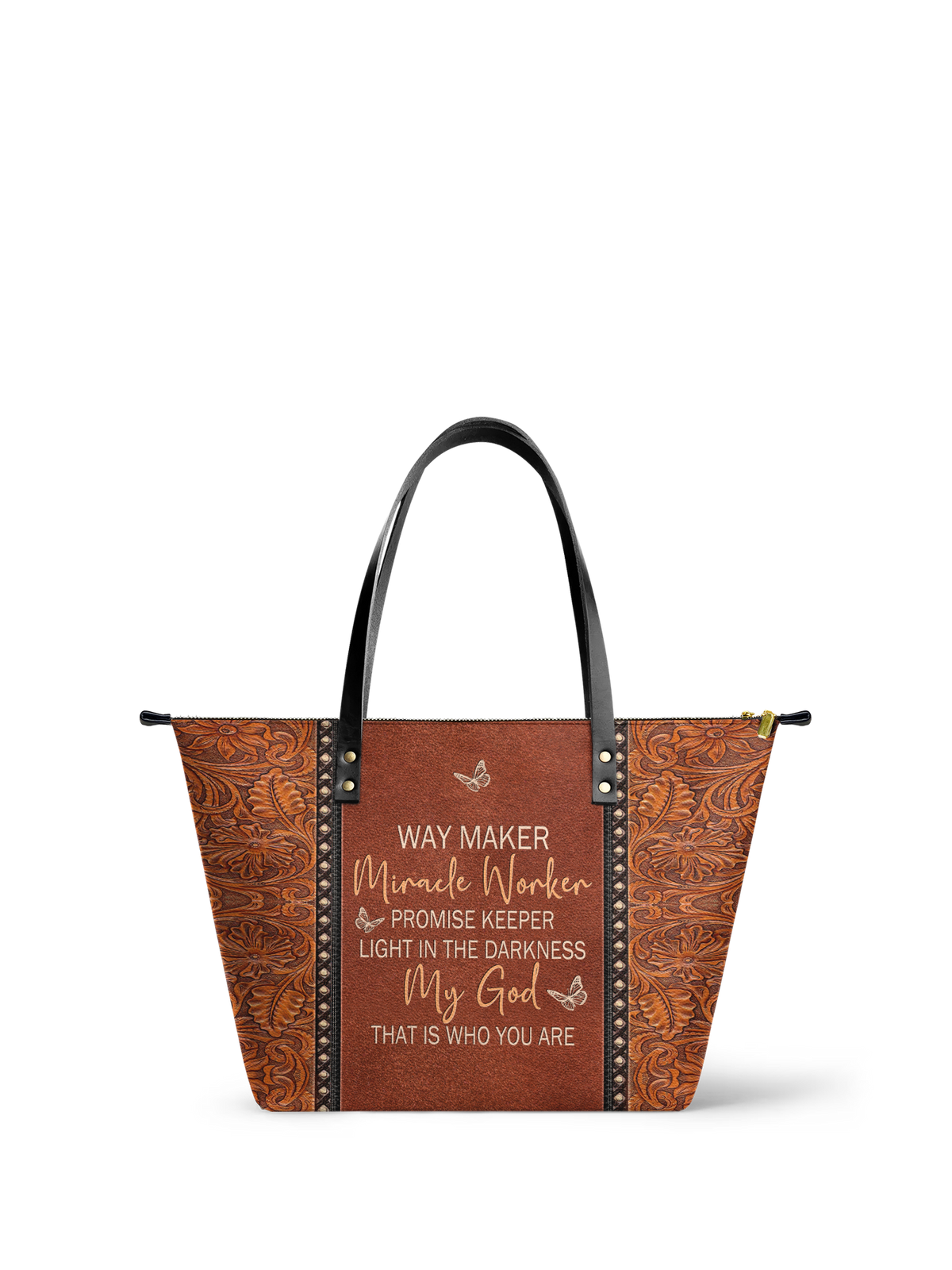 Waymaker Leather Bag - Christian Handbag - Faith In My Bag is a brand operated by Gemini Clothing LLC