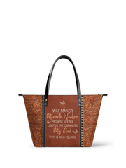 Waymaker Leather Bag - Christian Handbag - Faith In My Bag is a brand operated by Gemini Clothing LLC