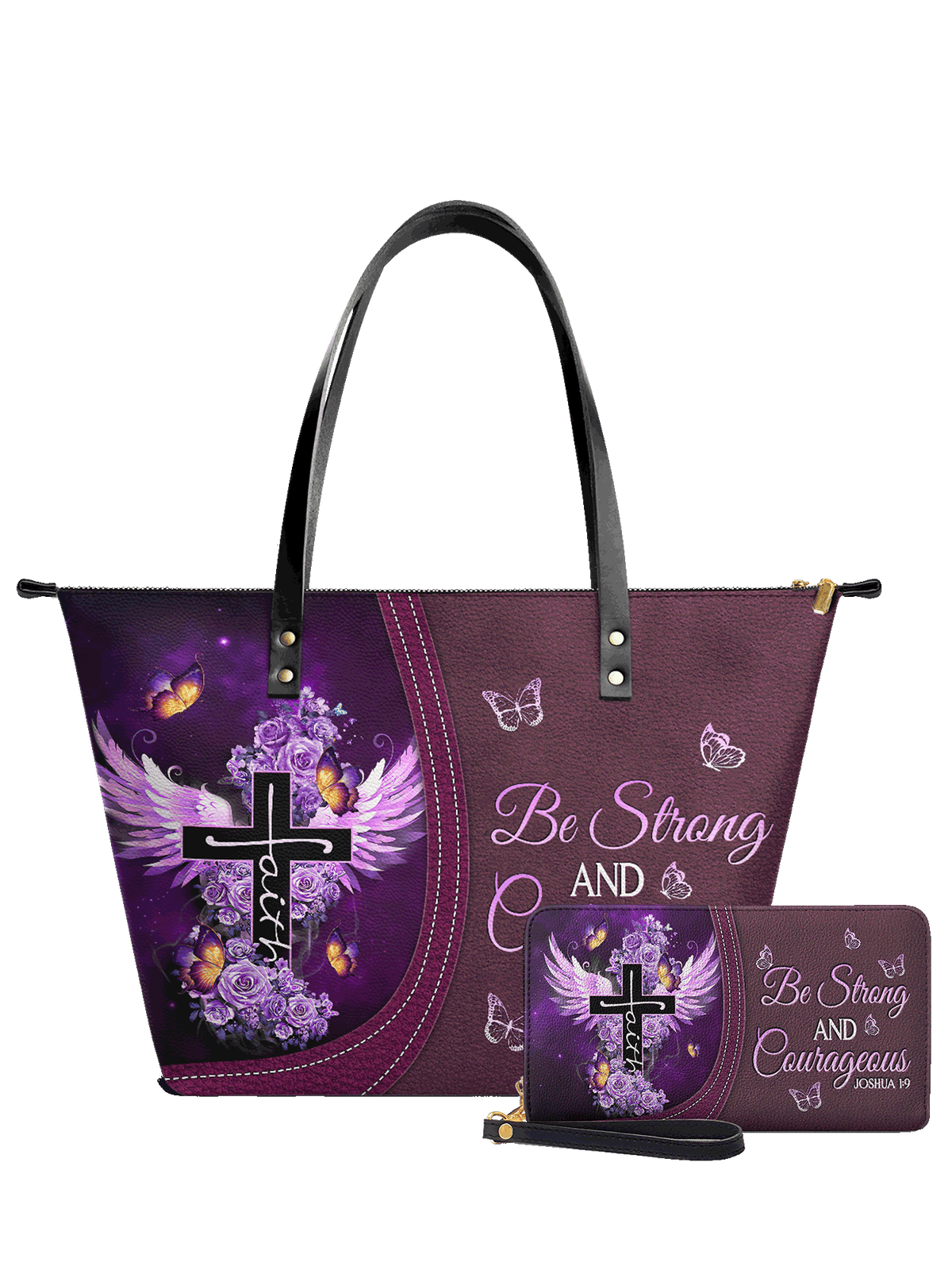 Courage Leather Bag Deal - Christian Handbag - Faith In My Bag is a brand operated by Gemini Clothing LLC