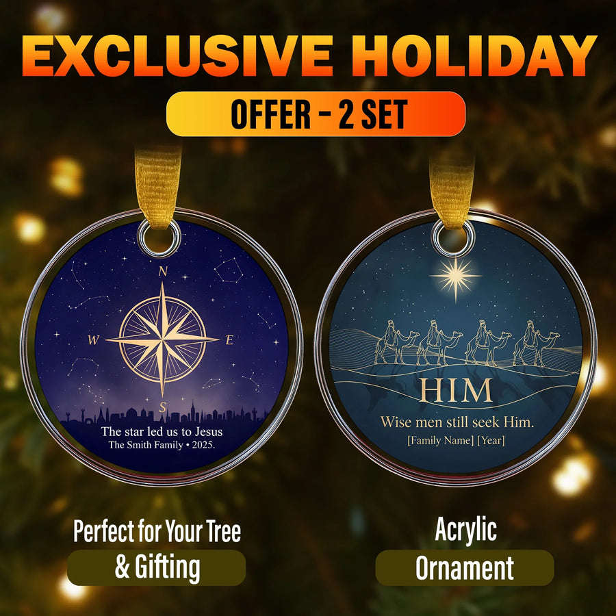 Christmas Set 2025 2026 - Christmas Ornament - Faith In My Bag is a brand operated by Gemini Clothing LLC