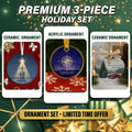 Christmas Set Christmas Ornament - Faith In My Bag is a brand operated by Gemini Clothing LLC