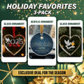 Christmas Set 3-Pack 2026 - Christmas Ornament - Faith In My Bag is a brand operated by Gemini Clothing LLC