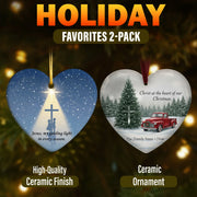 Set 2 Pack - Christmas Ornament - Faith In My Bag is a brand operated by Gemini Clothing LLC