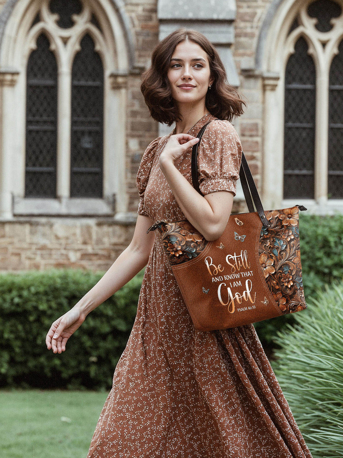 Stillness Leather Bag Bogo - Christian Handbag - Faith In My Bag is a brand operated by Gemini Clothing LLC
