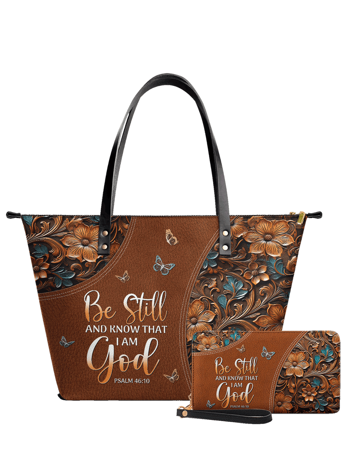 Stillness Leather Bag Deal - Christian Handbag - Faith In My Bag is a brand operated by Gemini Clothing LLC