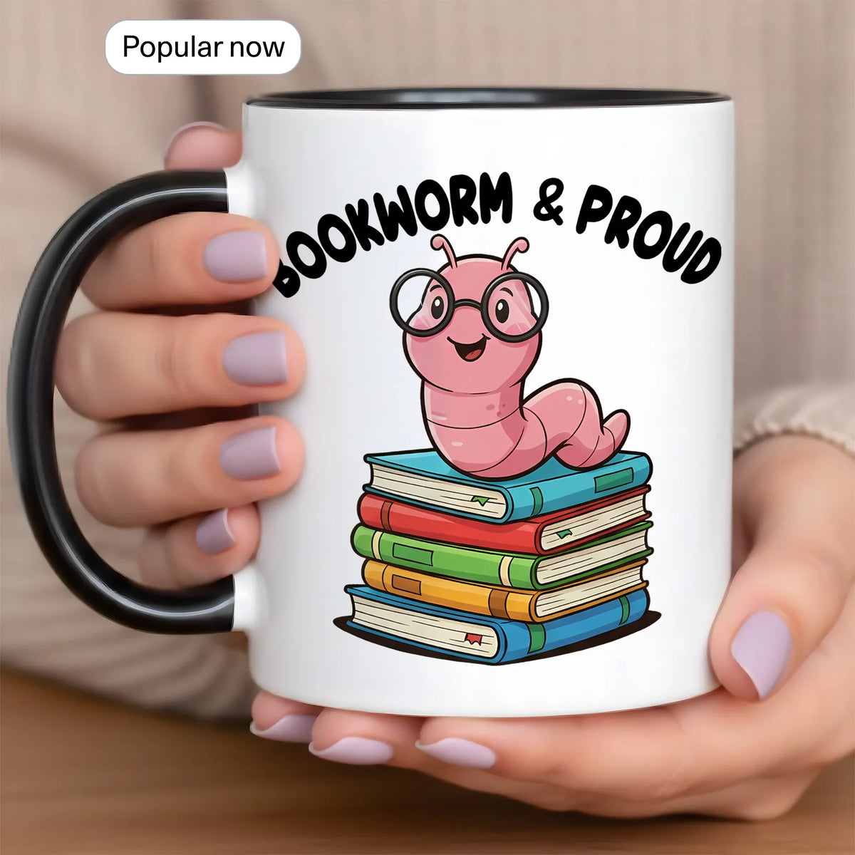 Bookworm & Proud - Gift Mug - Faith In My Bag is a brand operated by Gemini Clothing LLC
