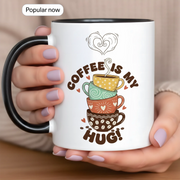 Coffee is my Hug - Gift Mug - Faith In My Bag is a brand operated by Gemini Clothing LLC