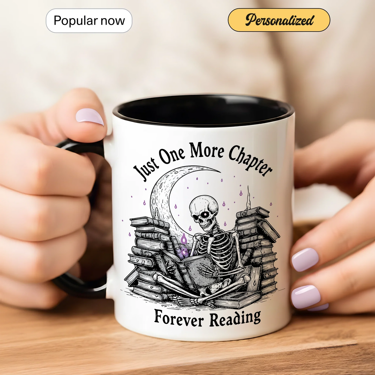 Just One More Chapter Coffee - Gift Mug - Faith In My Bag is a brand operated by Gemini Clothing LLC