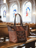 Believe Leather Bag Bogo - Christian Handbag - Faith In My Bag is a brand operated by Gemini Clothing LLC