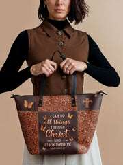 Believe Leather Bag - Christian Handbag - Faith In My Bag is a brand operated by Gemini Clothing LLC