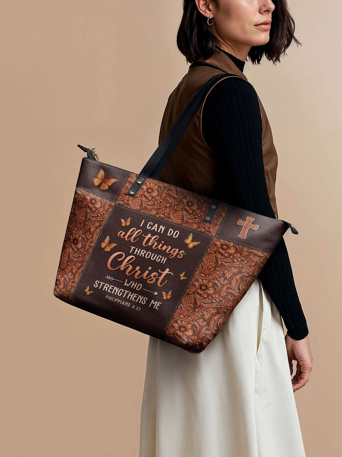 Believe Leather Bag Deal - Christian Handbag - Faith In My Bag is a brand operated by Gemini Clothing LLC