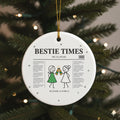 Best Seller Best Friend Set - Personalized Christmas Ornament - Faith In My Bag is a brand operated by Gemini Clothing LLC