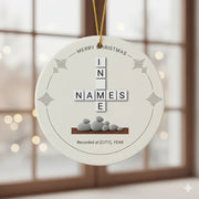 Family Christmas Set of 3 - Personalized Christmas Ornament - Faith In My Bag is a brand operated by Gemini Clothing LLC