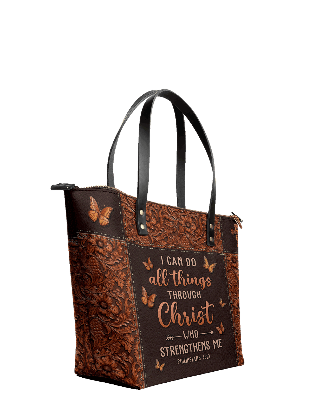 Believe Leather Bag Bogo - Christian Handbag - Faith In My Bag is a brand operated by Gemini Clothing LLC