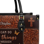 I Can Do All Things Through Christ Philippians 4 13 - Personalized Christian Handbag - Faith In My Bag is a brand operated by Gemini Clothing LLC