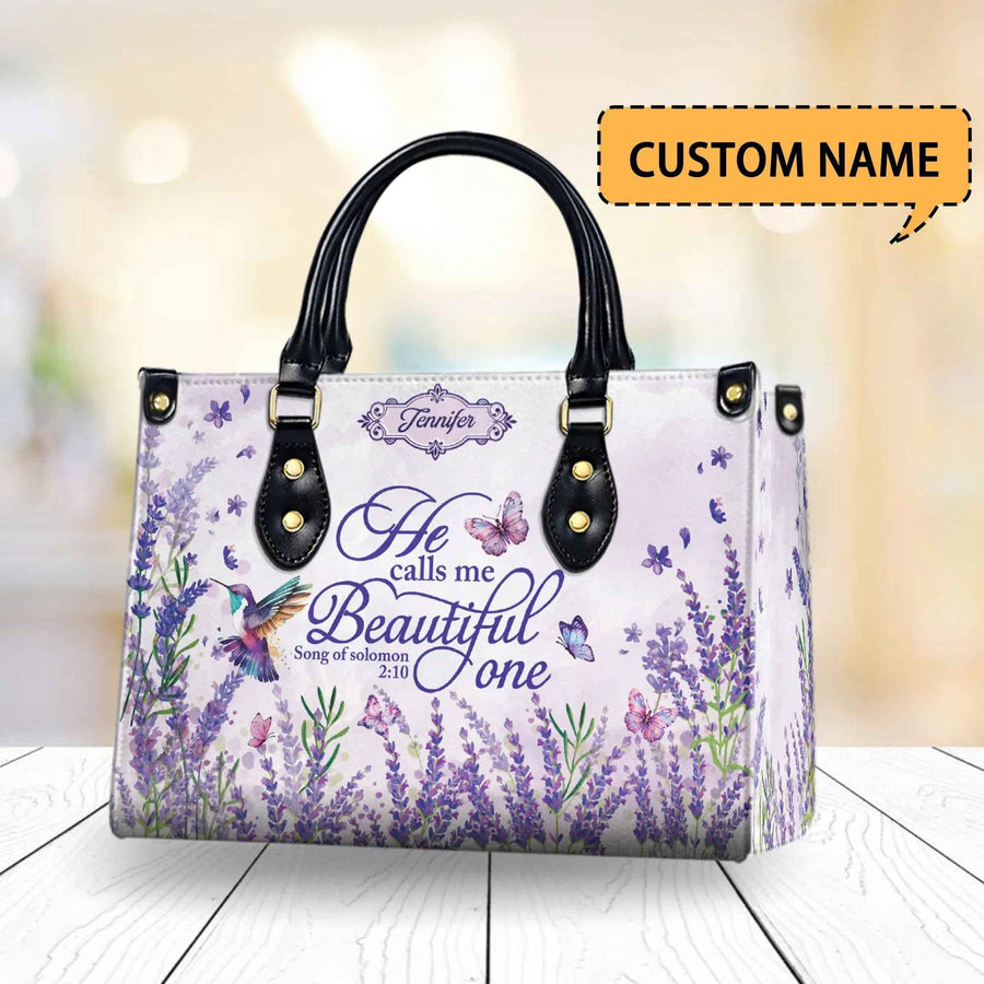 He Calls Me Beautiful One - Personalized Christian Handbag - For Women Copy