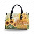 Prayer Changes Things Sunflower Personalized Christian Handbag