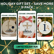 Family Set 3-Pack 2026 - Personalized Christmas Ornament - Faith In My Bag is a brand operated by Gemini Clothing LLC
