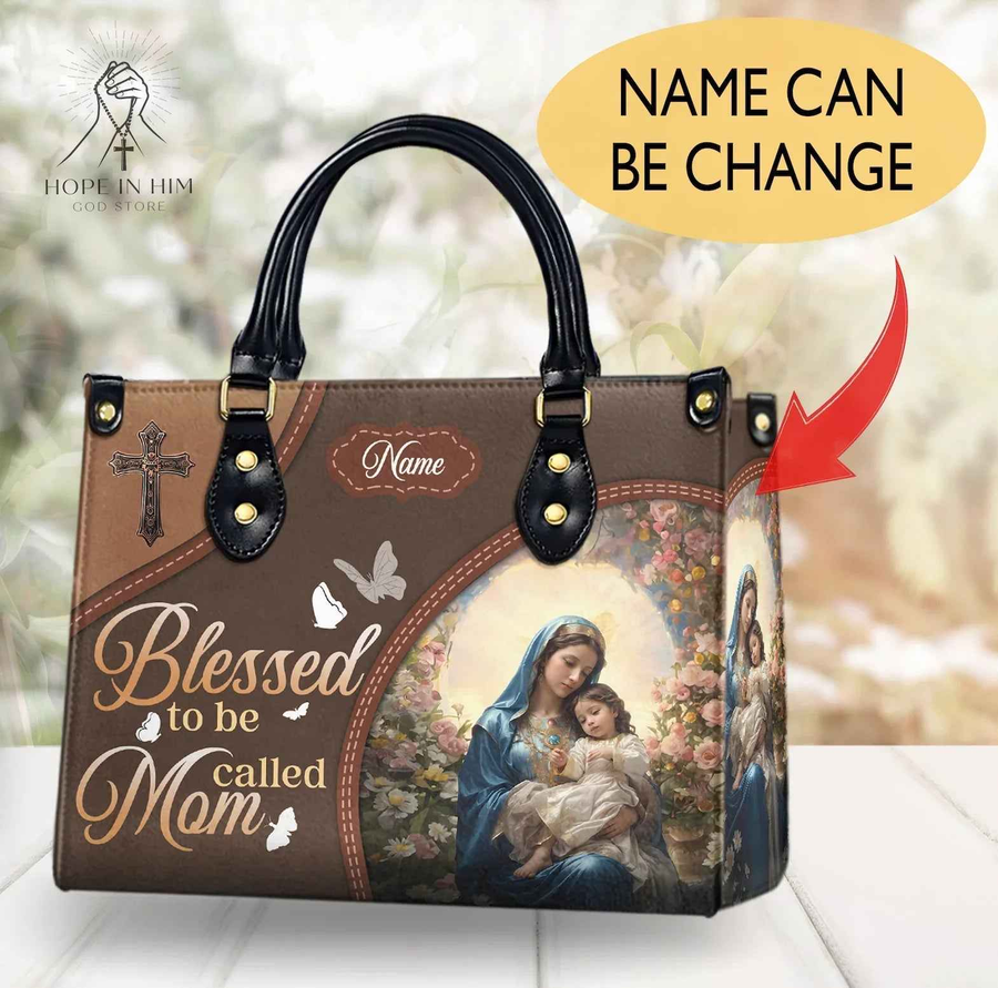 Blessed to Be Called Mom - Personalized Christian Handbag - For Women Copy